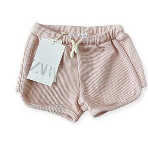 NWT Zara Baby Waffle Knit Shorts
